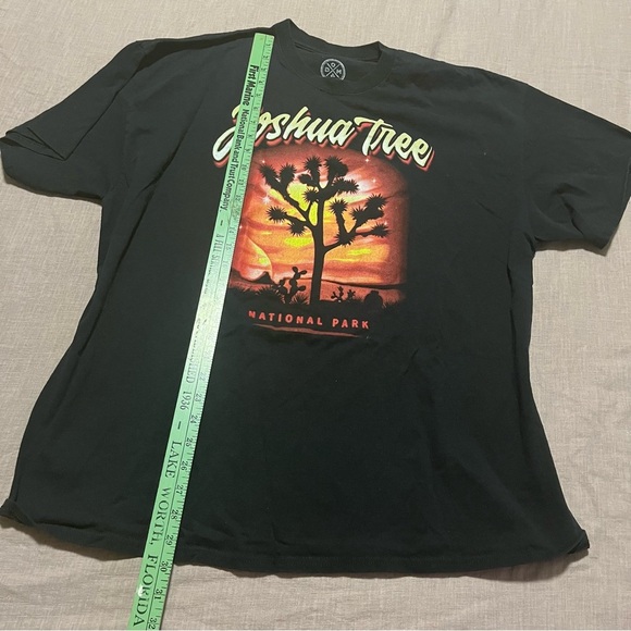 Joshua Tree National Park Black Graphic T-Shirt Size 2XL travel wanderlust summe - Picture 6 of 6